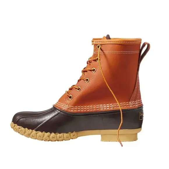 L.L.Bean Bean Boots Rubber Mocs Duck
Shoes Brown Leather Men\'s 7/Women\'s 8-
8.5 L.l.bean Women main image 3